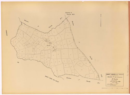 Saint-Viaud - Section F2 Quartron (section du) ; 69-190