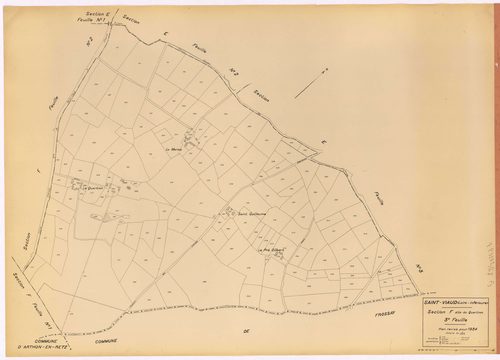 Saint-Viaud - Section F3 Quartron (section du) ; 191-340