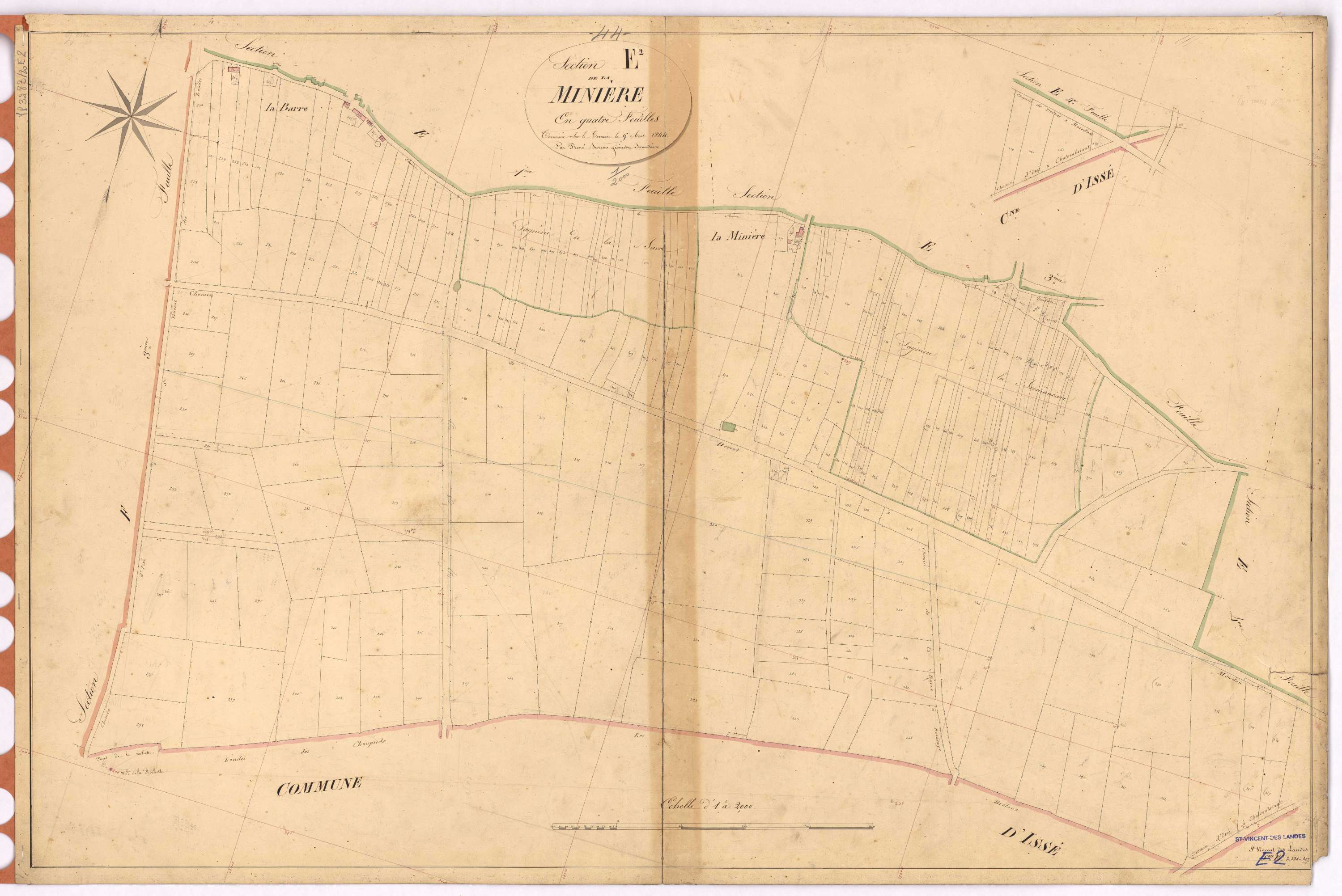Saint-Vincent-des-Landes - Section E2 Minière (section de La) ; 234-507