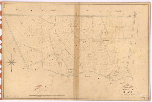 Saint-Vincent-des-Landes - Section A3 Lânais (section de) ; 112-623
