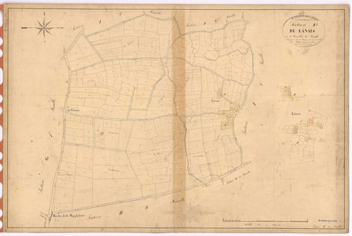 Saint-Vincent-des-Landes - Section A4 Lânais (section de) ; 624-1003