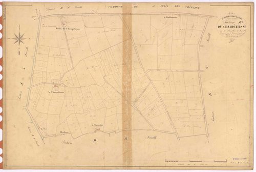 Saint-Vincent-des-Landes - Section B2 Champétienne (section du) ; 38-233