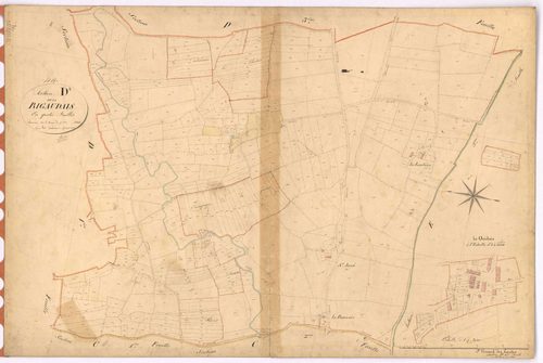 Saint-Vincent-des-Landes - Section D4 Rigaudais (section de La) ; 826-1244