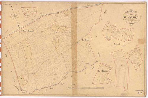 Saint-Vincent-des-Landes - Section G1 Jarrier (section du) ; 1-598