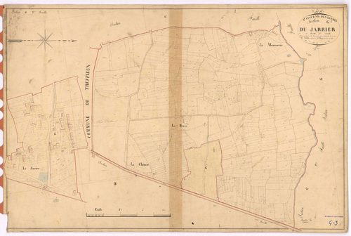 Saint-Vincent-des-Landes - Section G3 Jarrier (section du) ; 767-1230