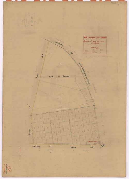 Saint-Vincent-des-Landes - Section A2 Lânais (section de) ; 49-136