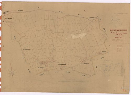 Saint-Vincent-des-Landes - Section E3 Minière (section de La) ; 389-593