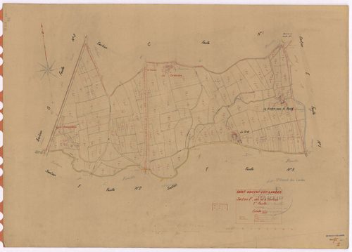 Saint-Vincent-des-Landes - Section F1 Serfinais (section de La) ; 1-157