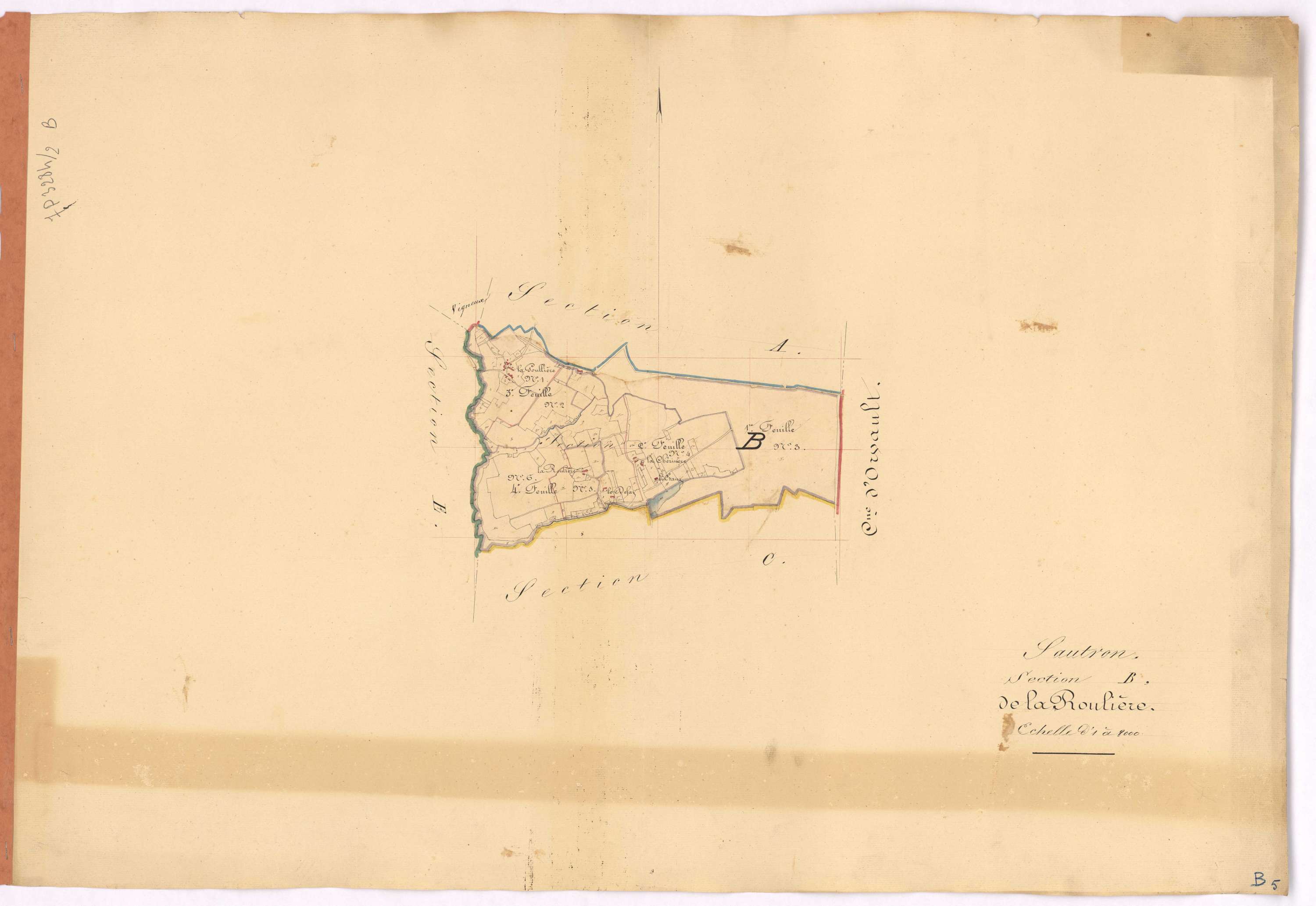 Sautron - Section B Roulière (section de La)