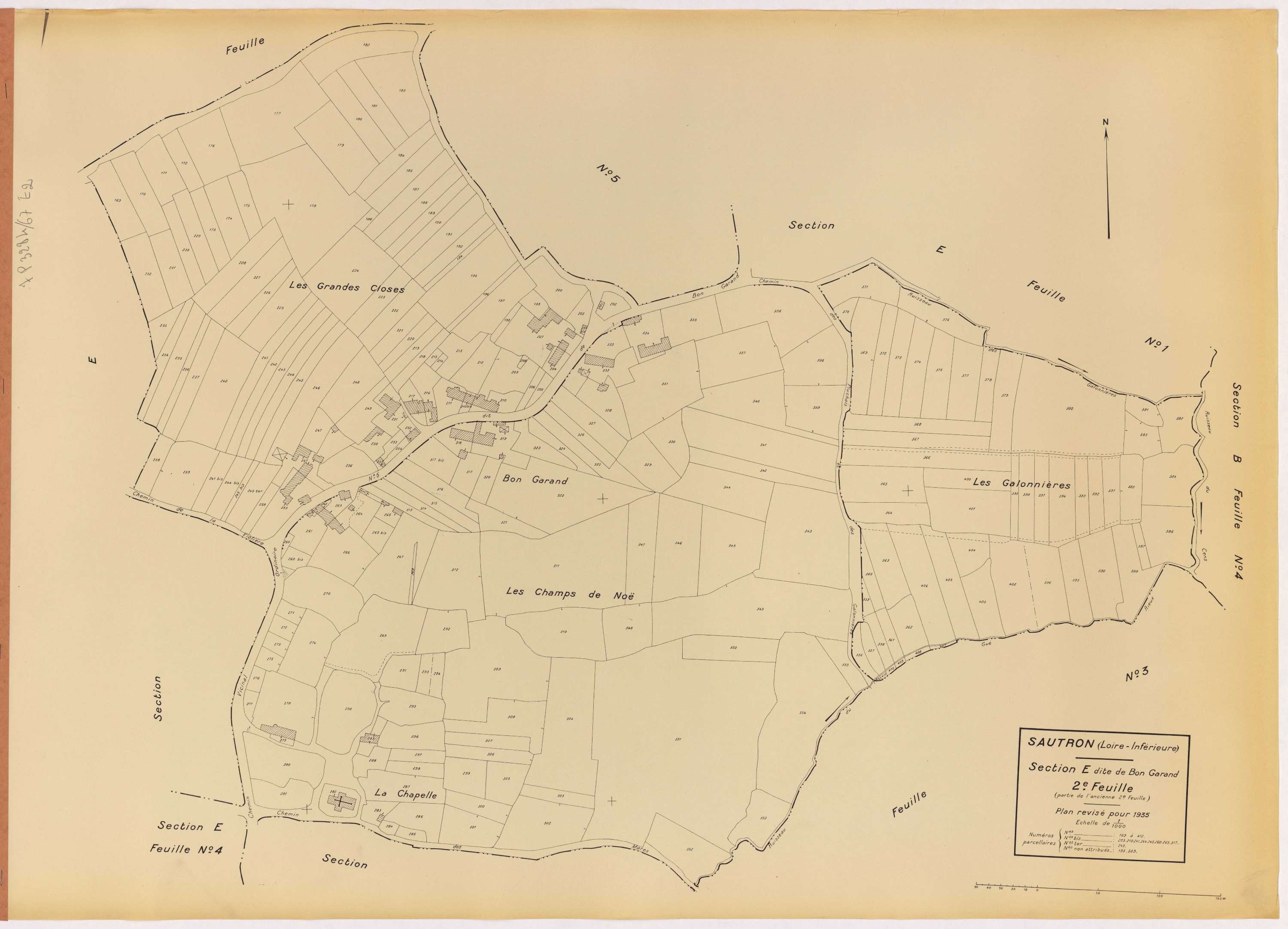 Sautron - Section E2 Bon Garand (section de) ; 169-412