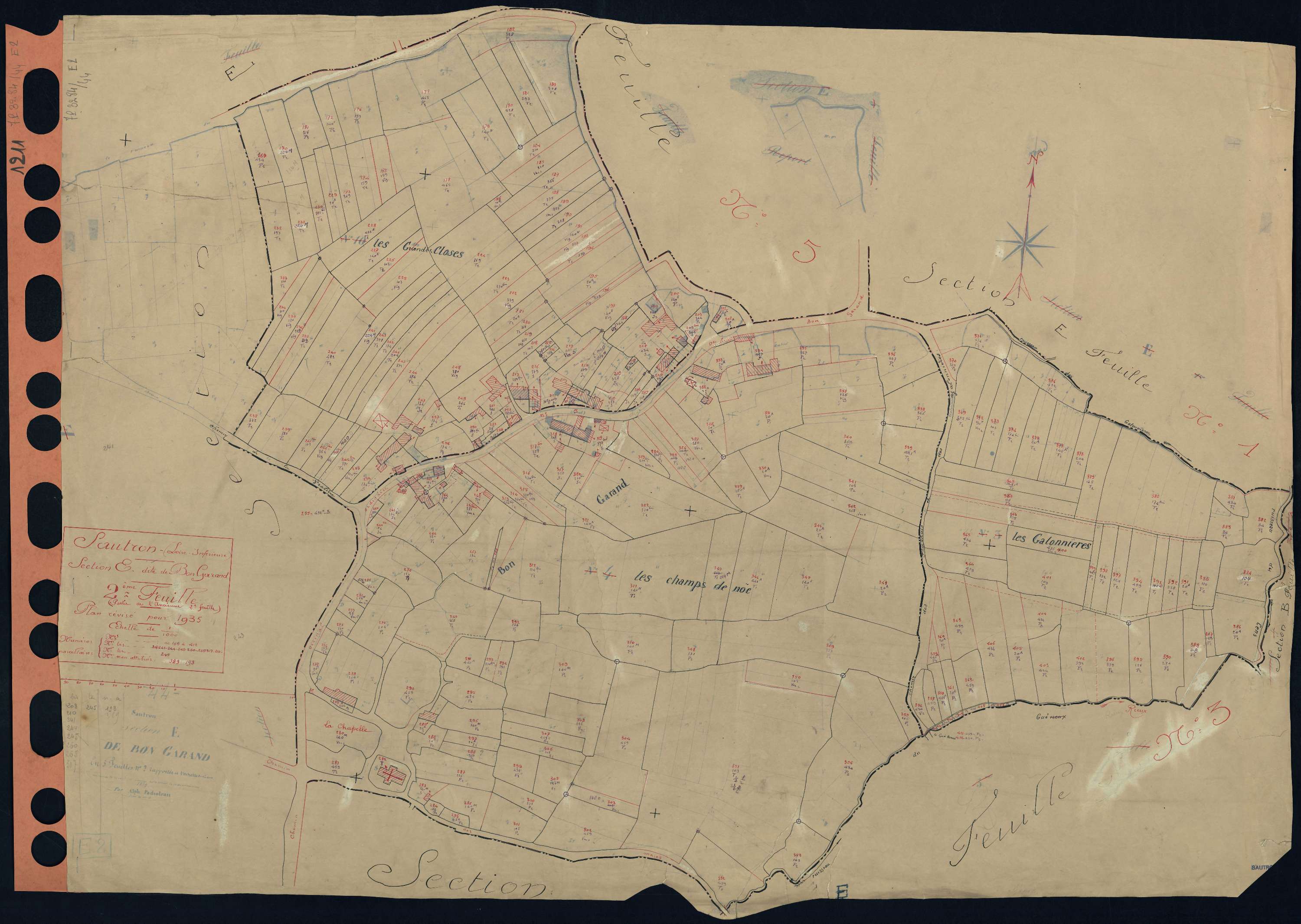 Sautron - Section E2 Bon Garand (section de) . 169-412
