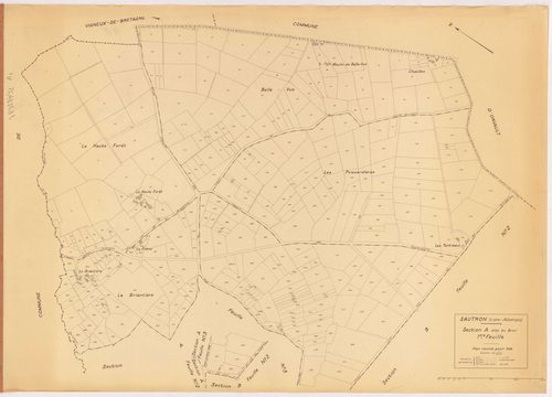 Sautron - Section A1 Breil (section du) ; 1-375