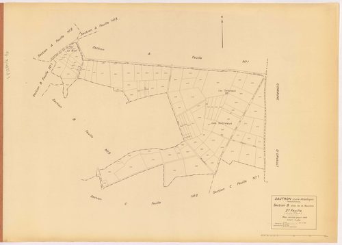 Sautron - Section B2 Roulière (section de La) ; 200-299