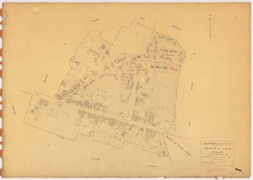 Sautron - Section D2 Bourg (section du) ; 270-432