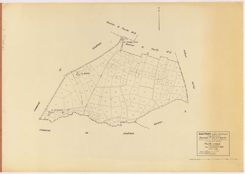 Sautron - Section F Bastille (section de La) ; 1-162