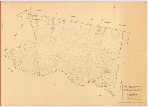 Sautron - Section G Norgands (section des) ; 1-424