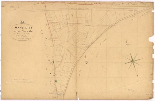 Savenay - Section A3 Mats (section du) ; 825-924