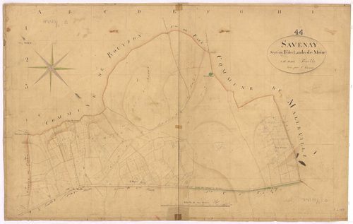 Savenay - Section B Landes de Moire (section des) ; 1-191