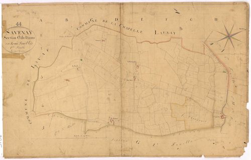 Savenay - Section G1 Danra (section du) ; 1-261