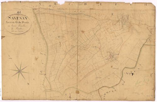 Savenay - Section G2 Danra (section du) ; 262-932