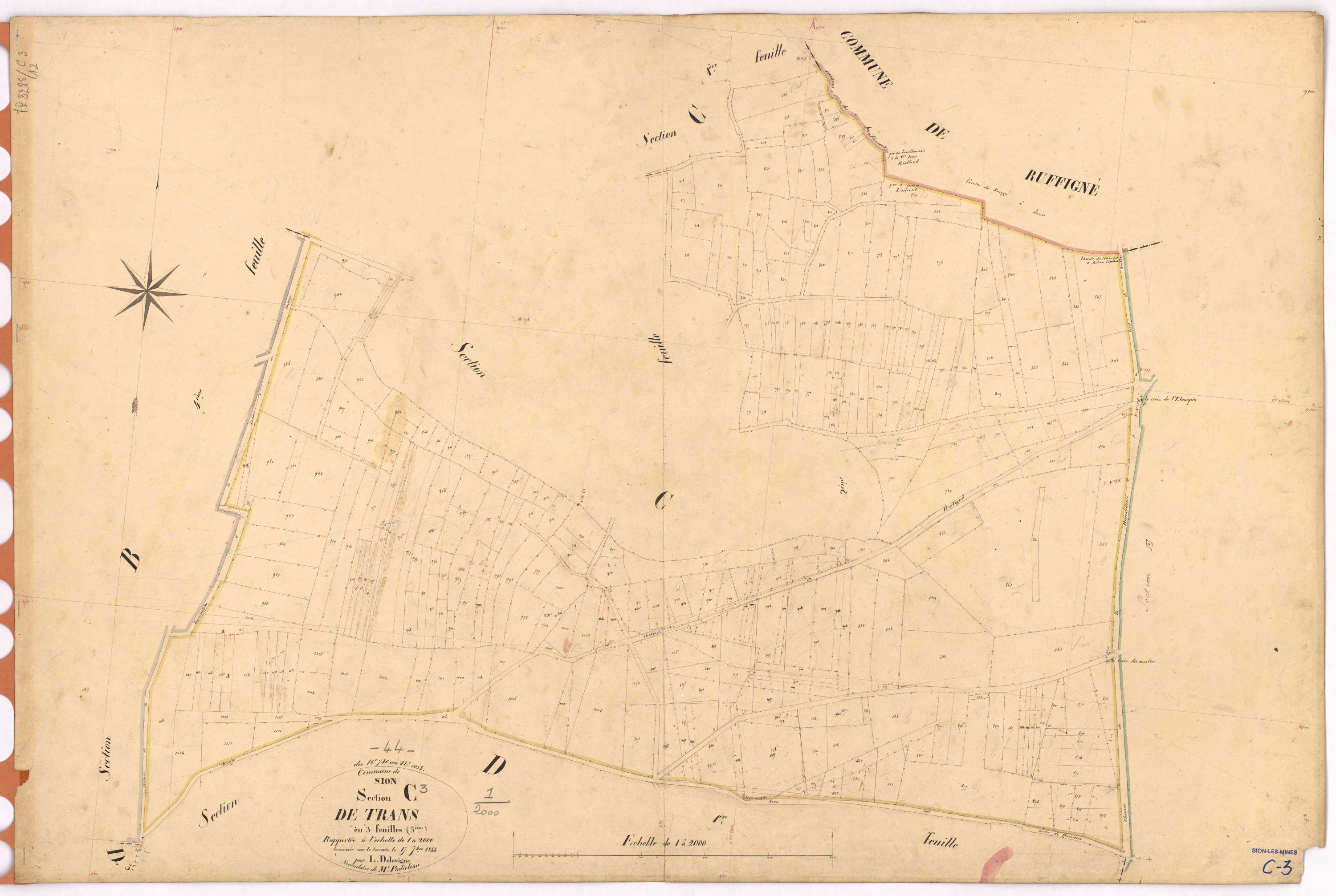 Sion-les-Mines - Section C3 Trans (section de) ; 740-1034