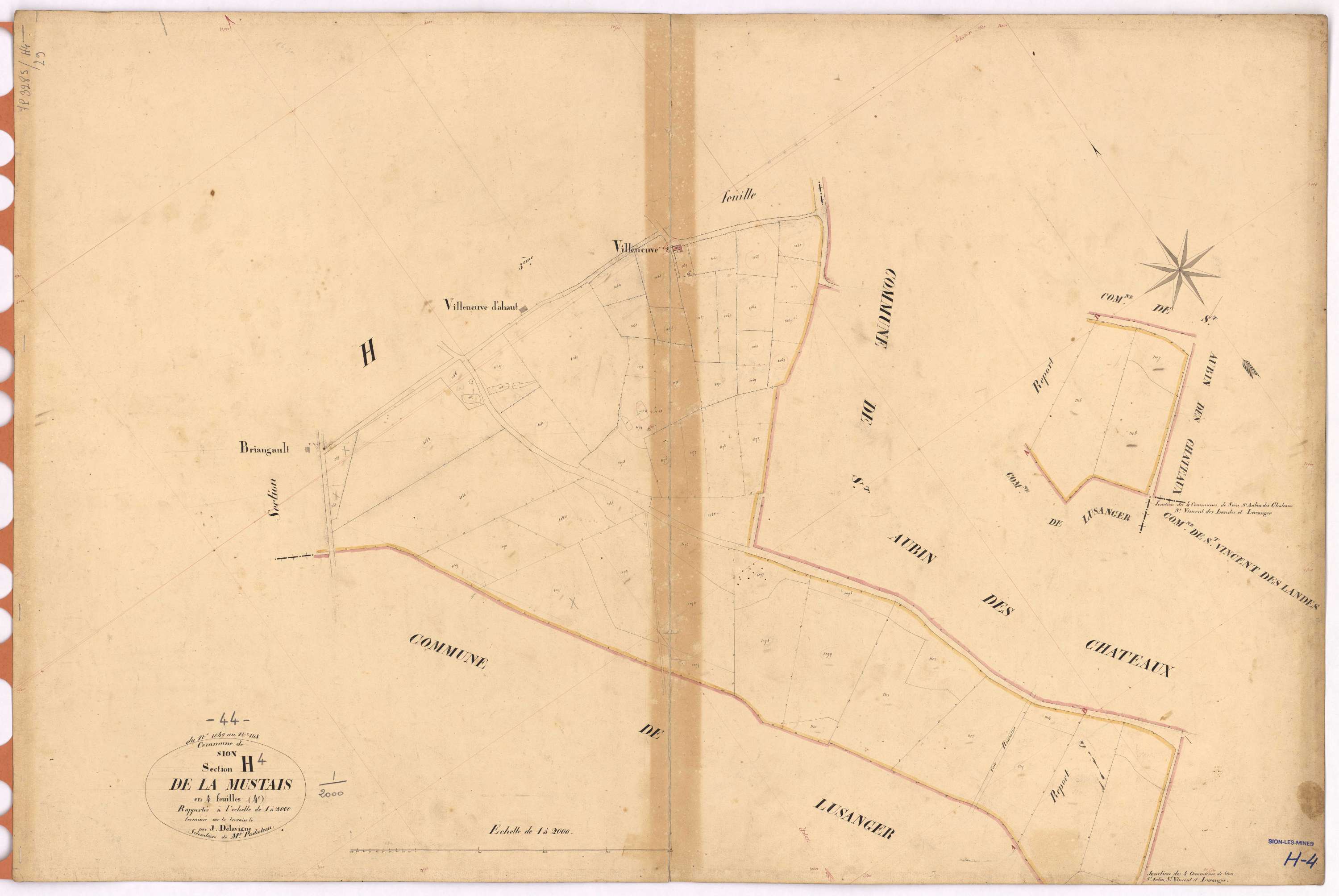 Sion-les-Mines - Section H4 Mustais (section de La) ; 1049-1108