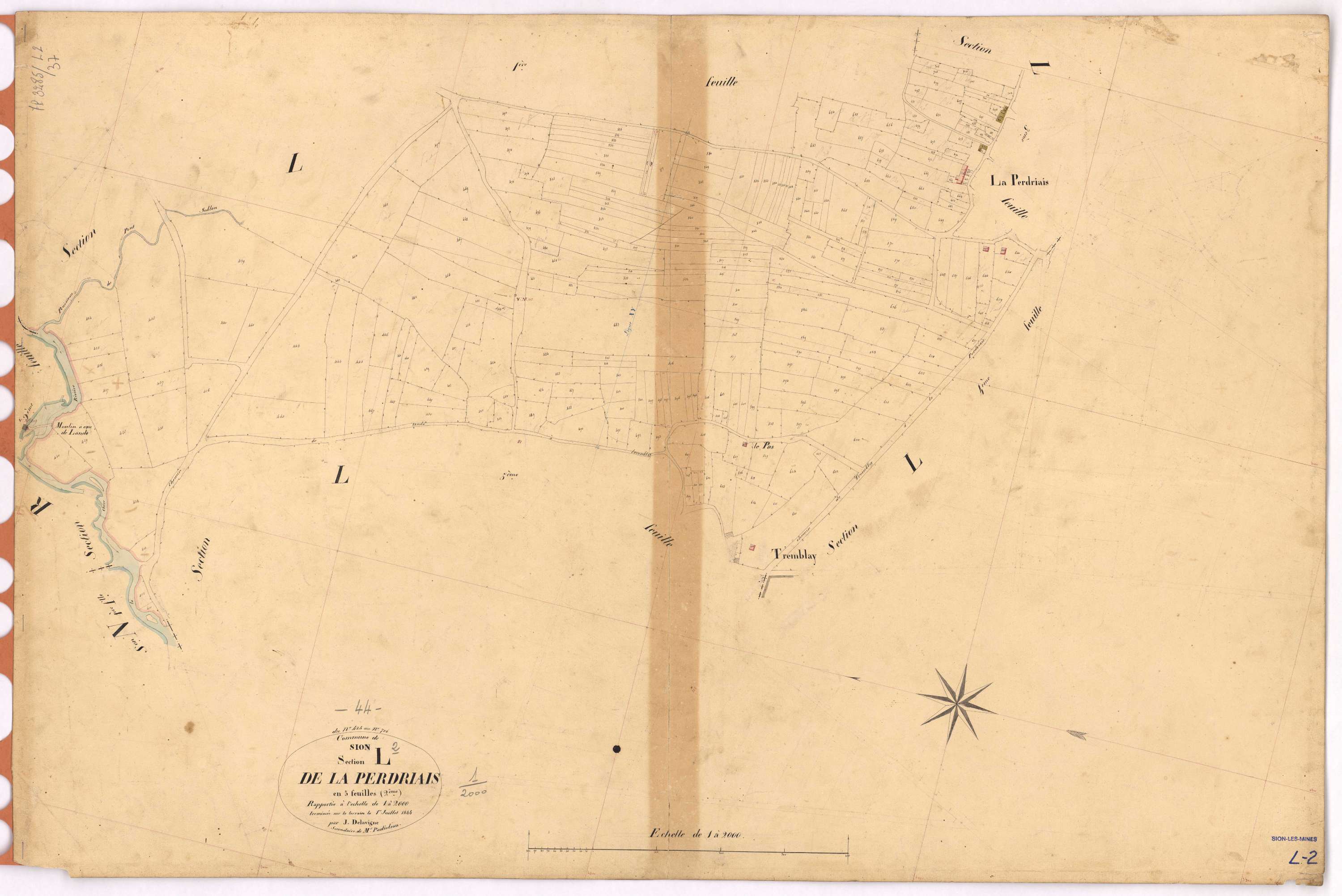 Sion-les-Mines - Section L2 Perdriais (section de La) ; 424-706