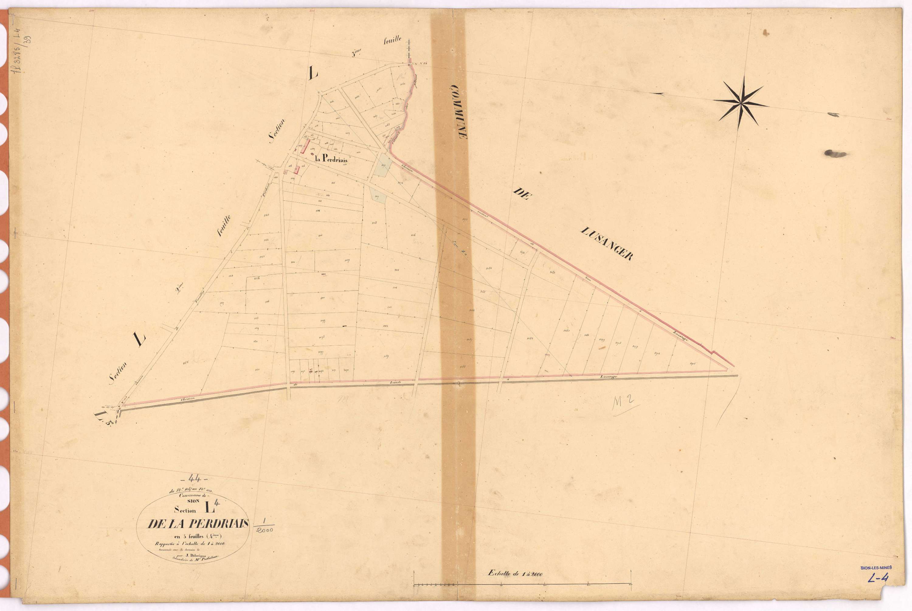 Sion-les-Mines - Section L4 Perdriais (section de La) ; 1047-1132