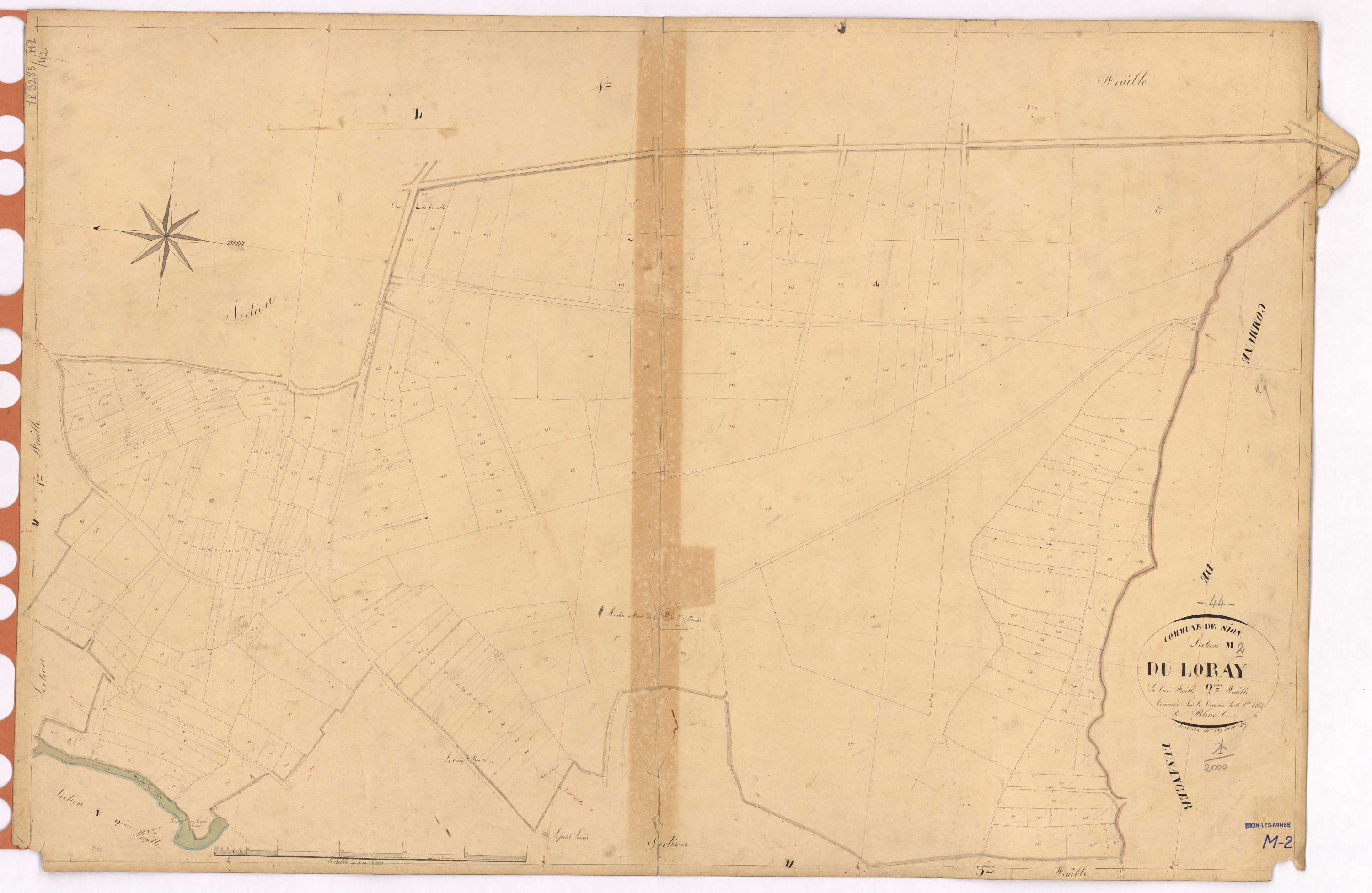 Sion-les-Mines - Section M2 Loray (section du) ; 159-417