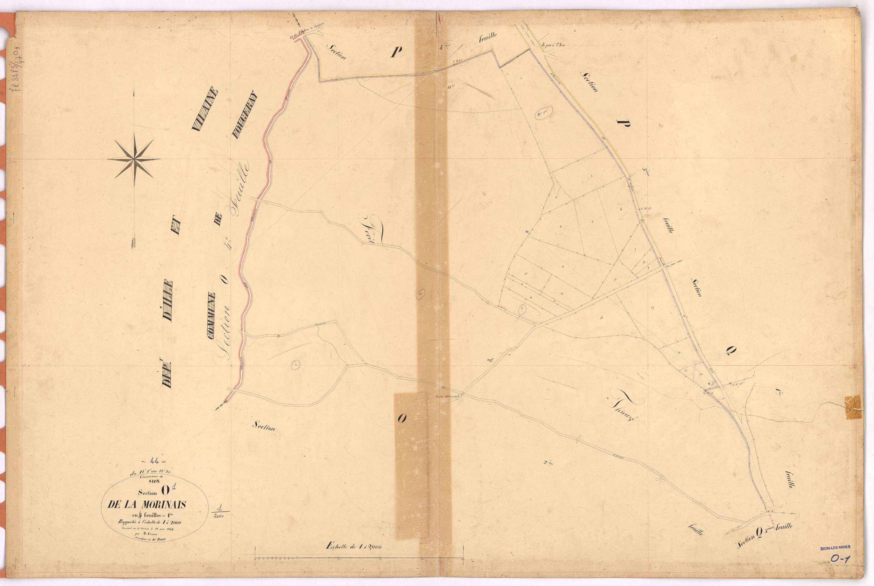 Sion-les-Mines - Section O1 Morinais (section de La) ; 1-23