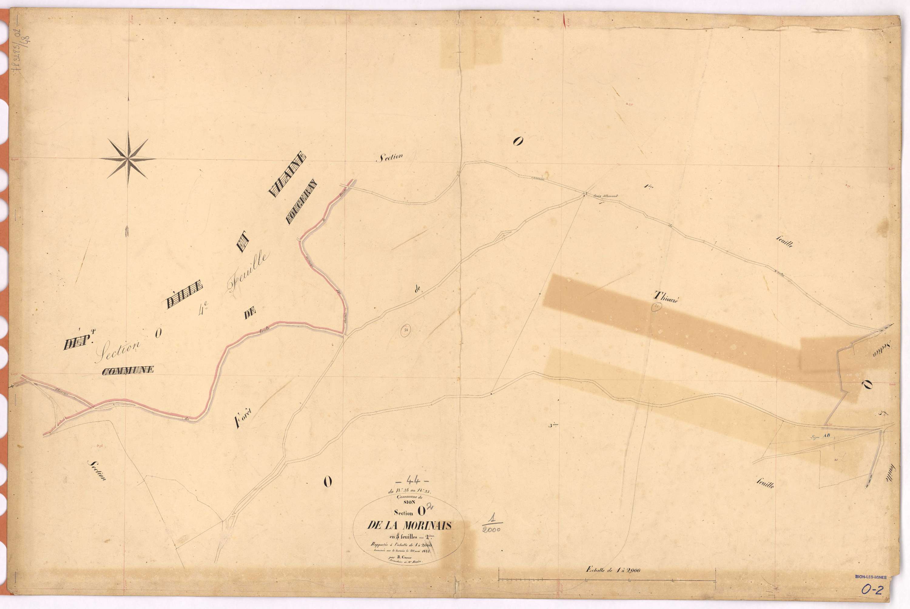 Sion-les-Mines - Section O2 Morinais (section de La) ; 24-25