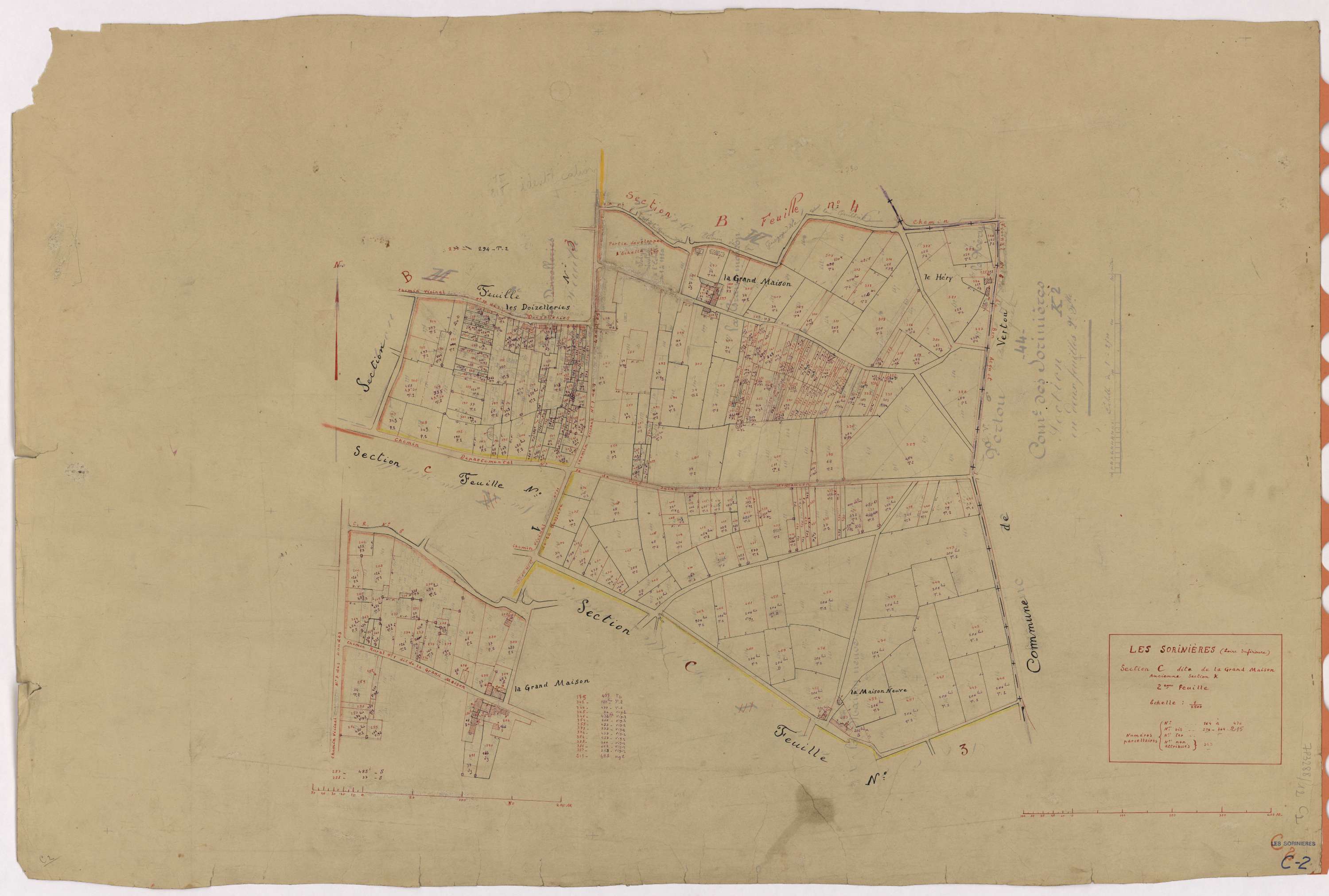 Sorinières - Section C2 Bauche-Malo (section de La) ; 164-476