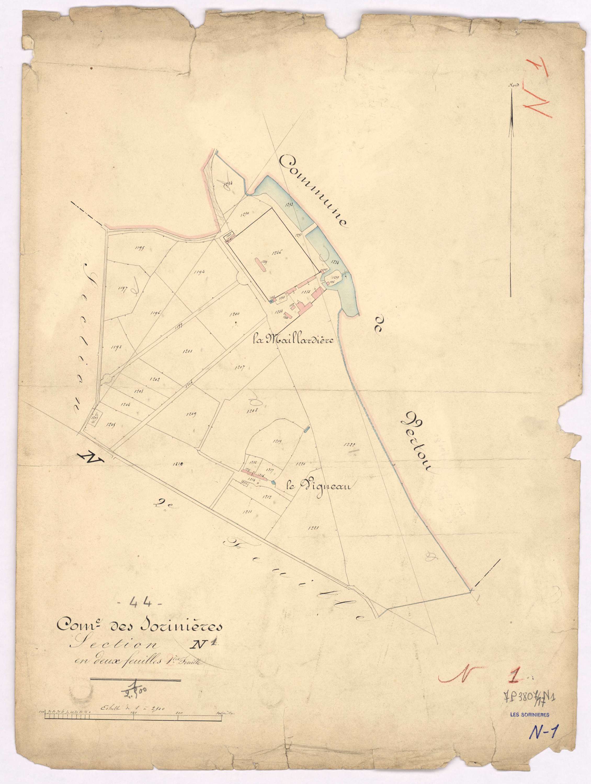 Sorinières - Section N1 Maillardière (section de La)