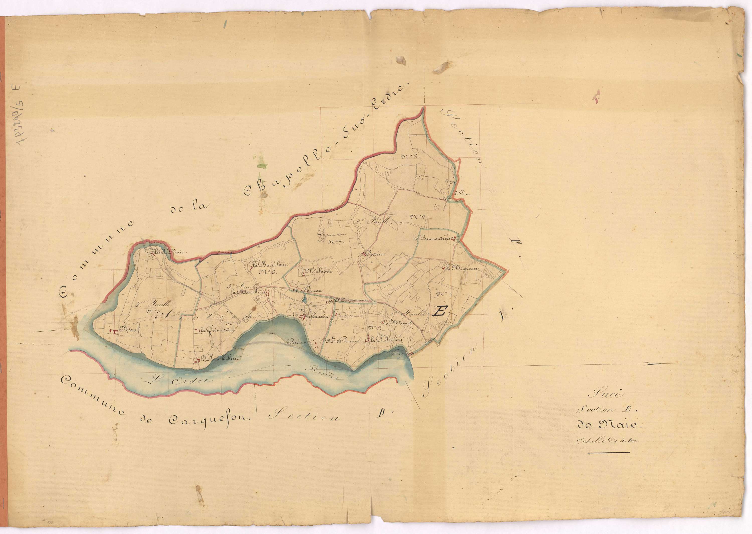 Sucé-sur-Erdre - Section E Naie (section de)