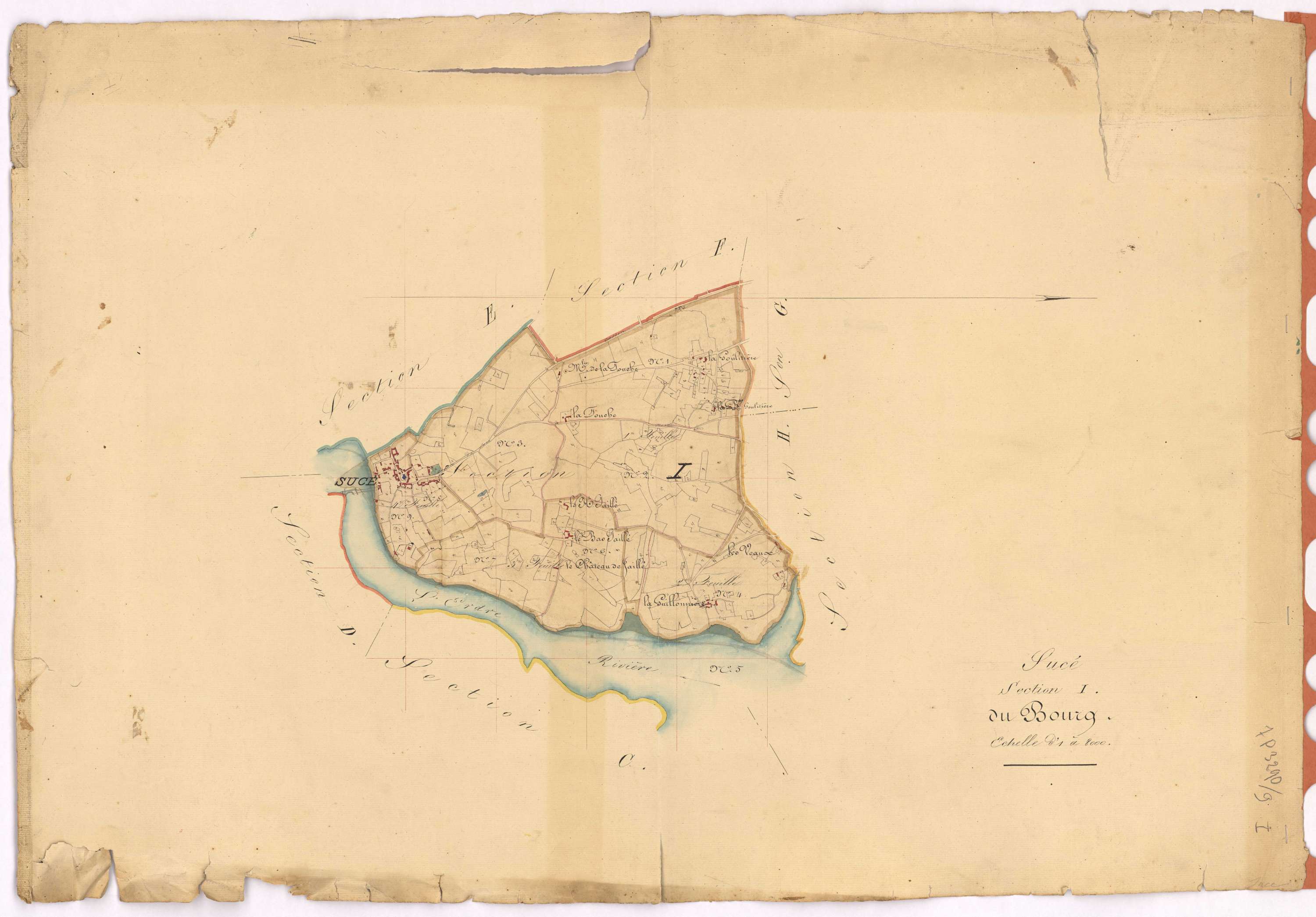 Sucé-sur-Erdre - Section I Bourg (section du)