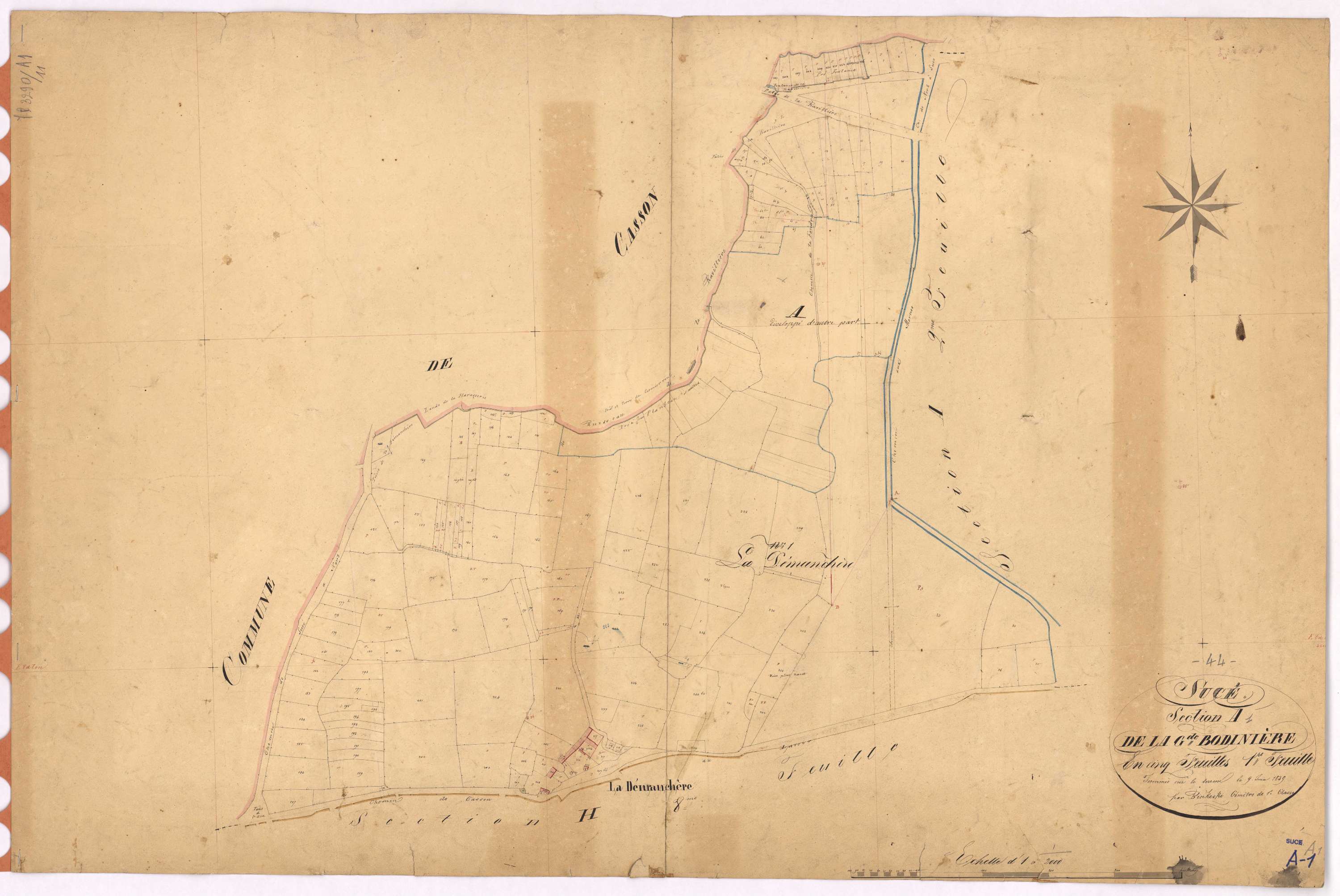 Sucé-sur-Erdre - Section A1 Grande Bodinière (section de La)