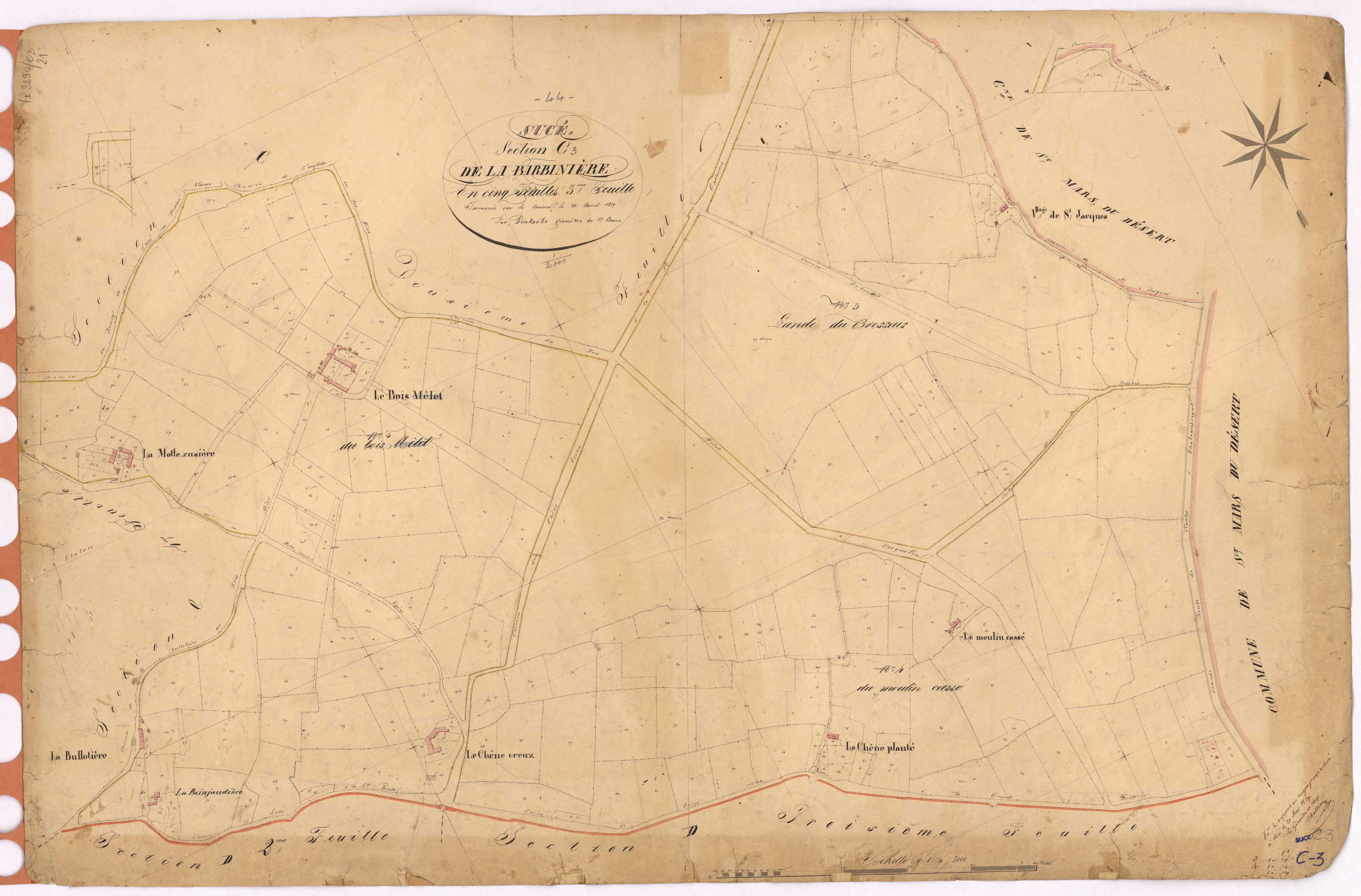 Sucé-sur-Erdre - Section C3 Barbinière (section de La)