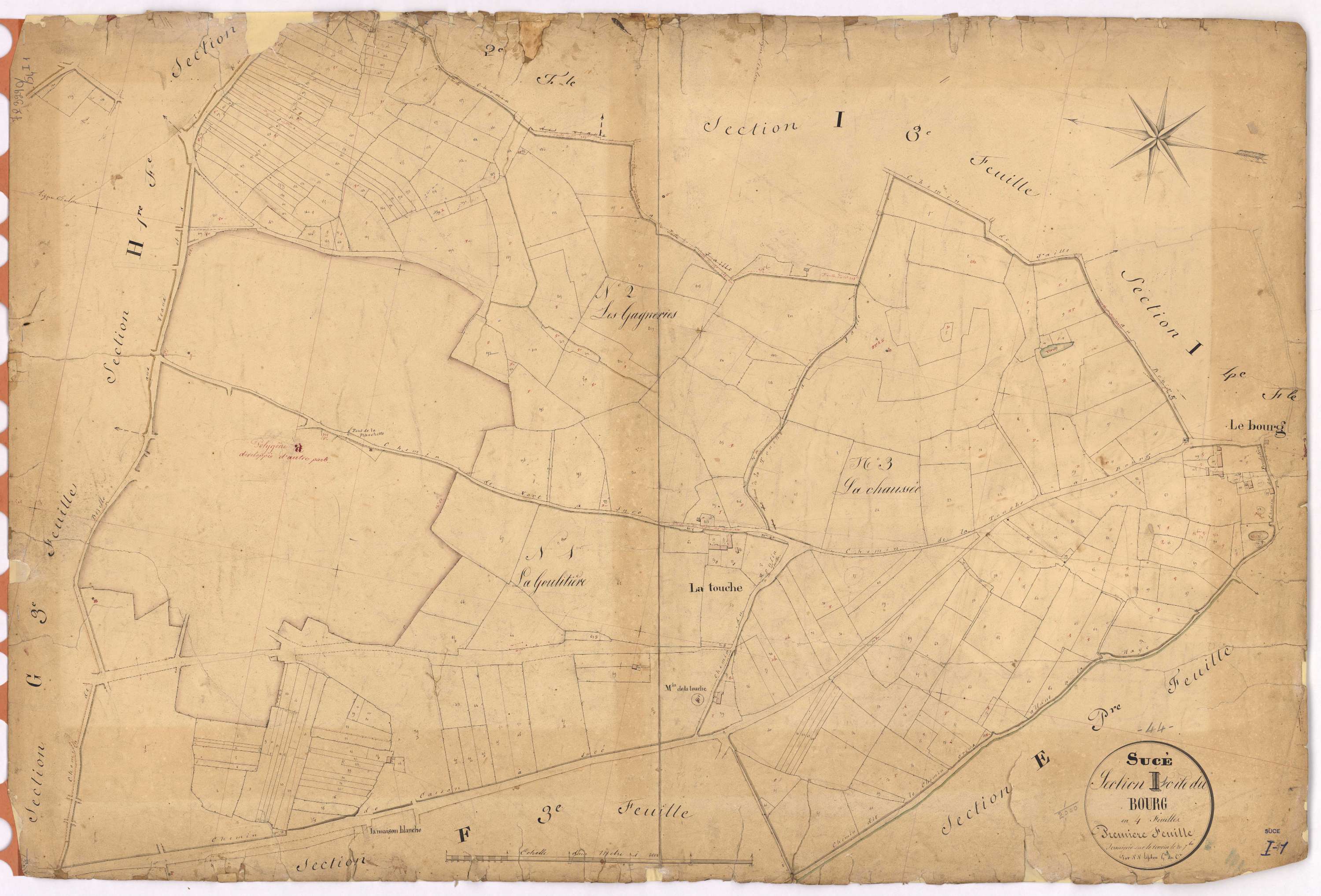 Sucé-sur-Erdre - Section I1 Bourg (section du)