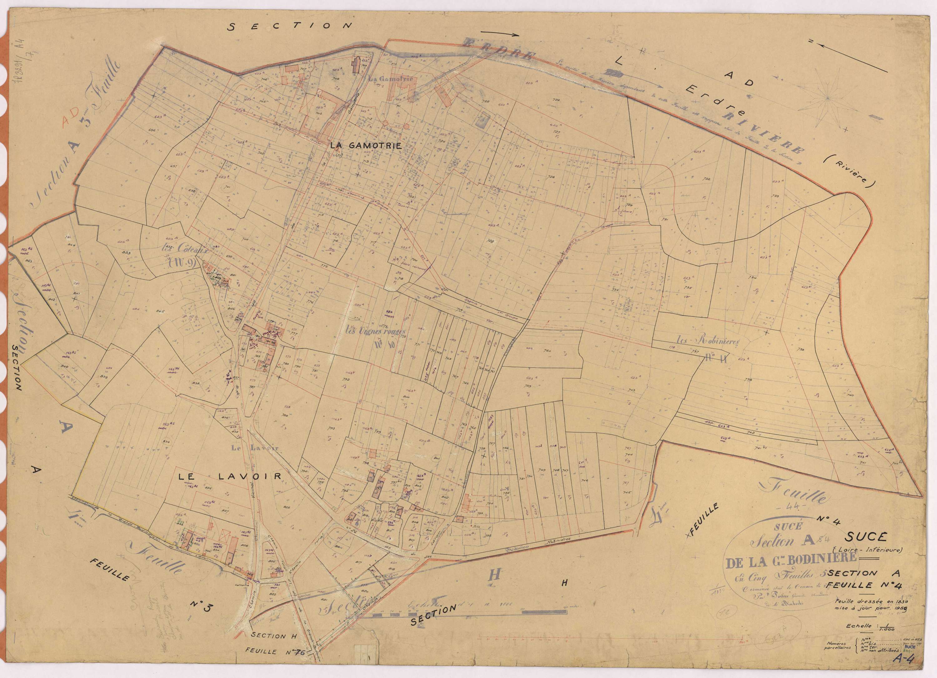 Sucé-sur-Erdre - Section A4 696-853