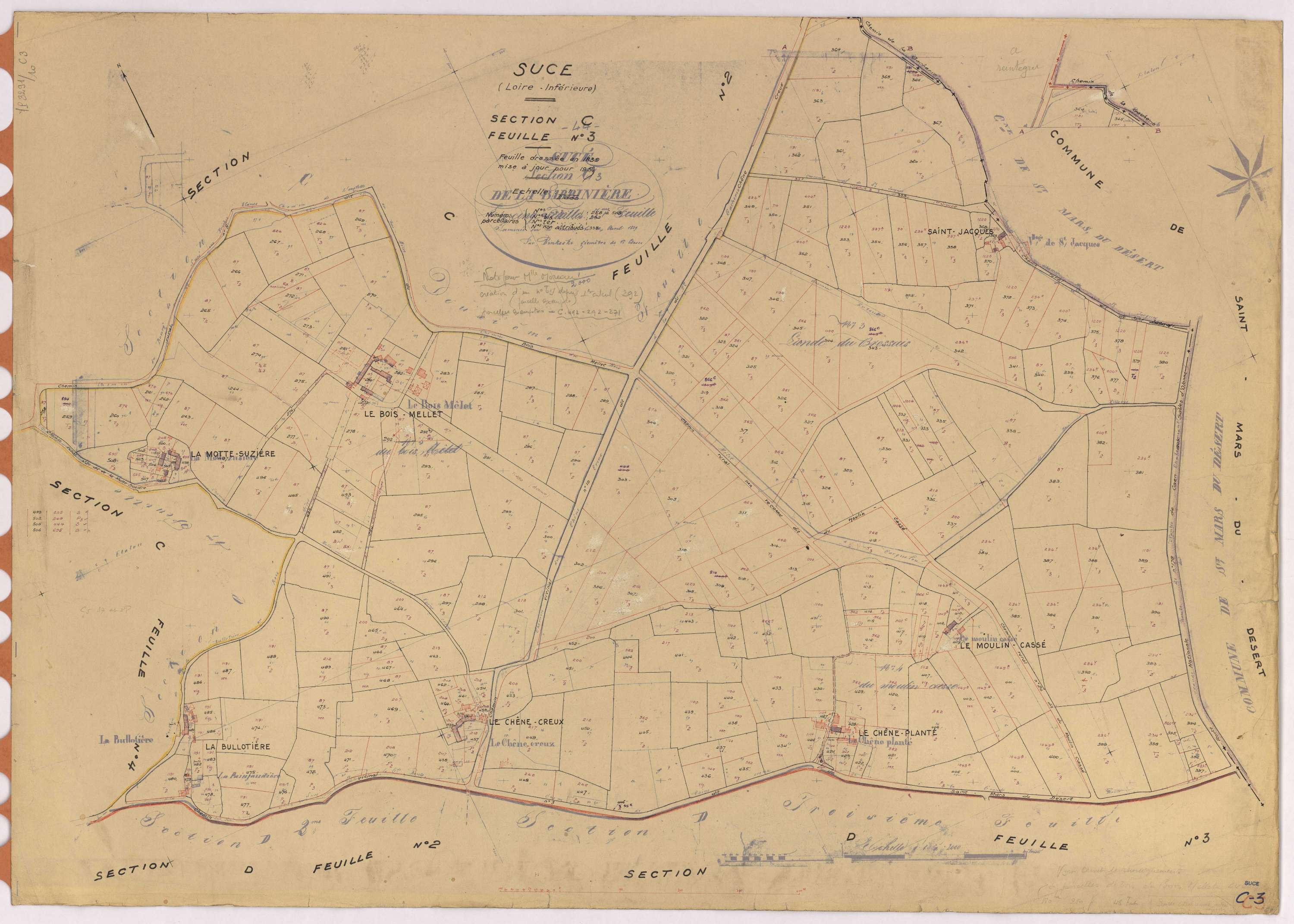 Sucé-sur-Erdre - Section C3 258-508