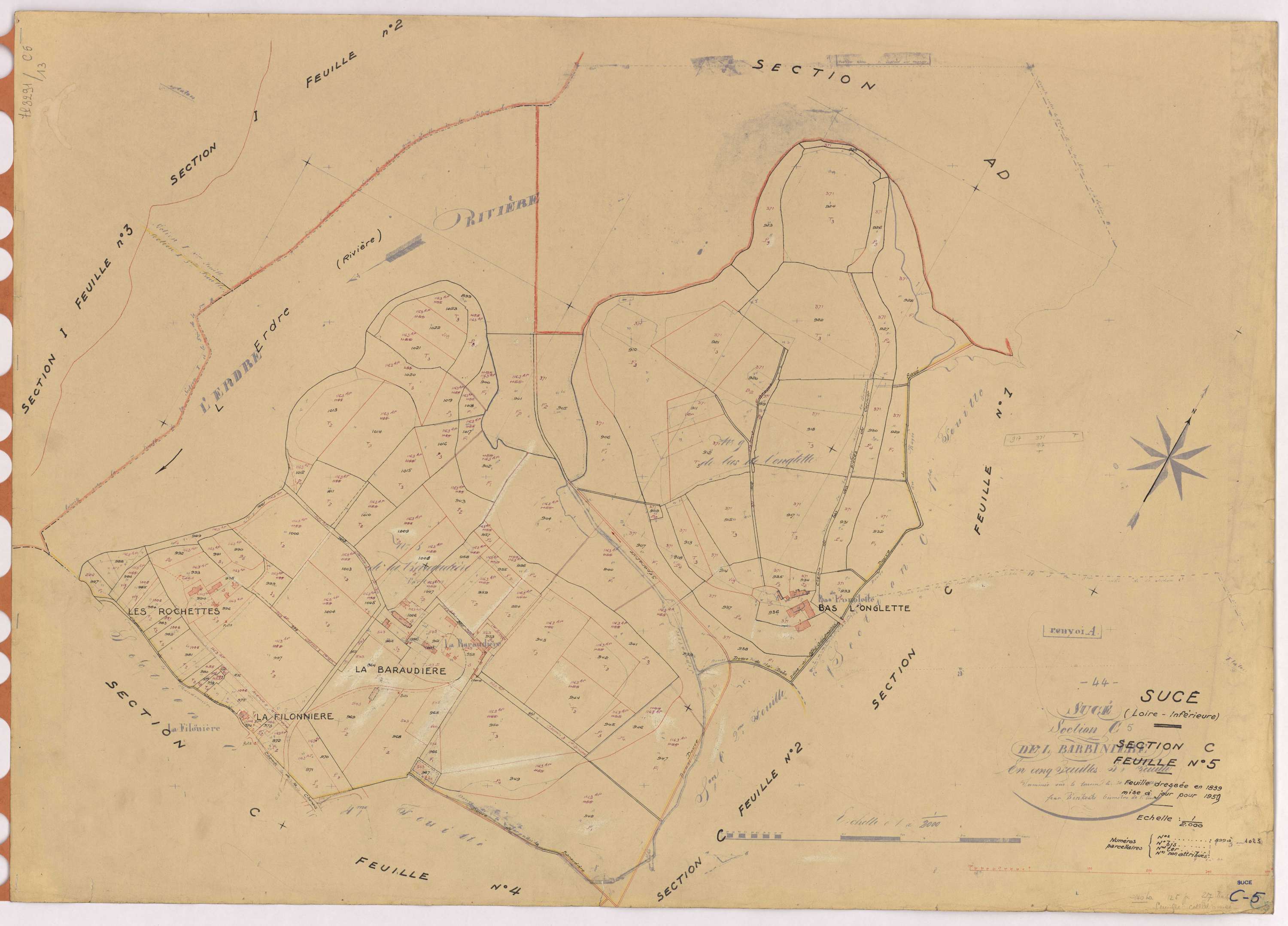 Sucé-sur-Erdre - Section C5 899-1023
