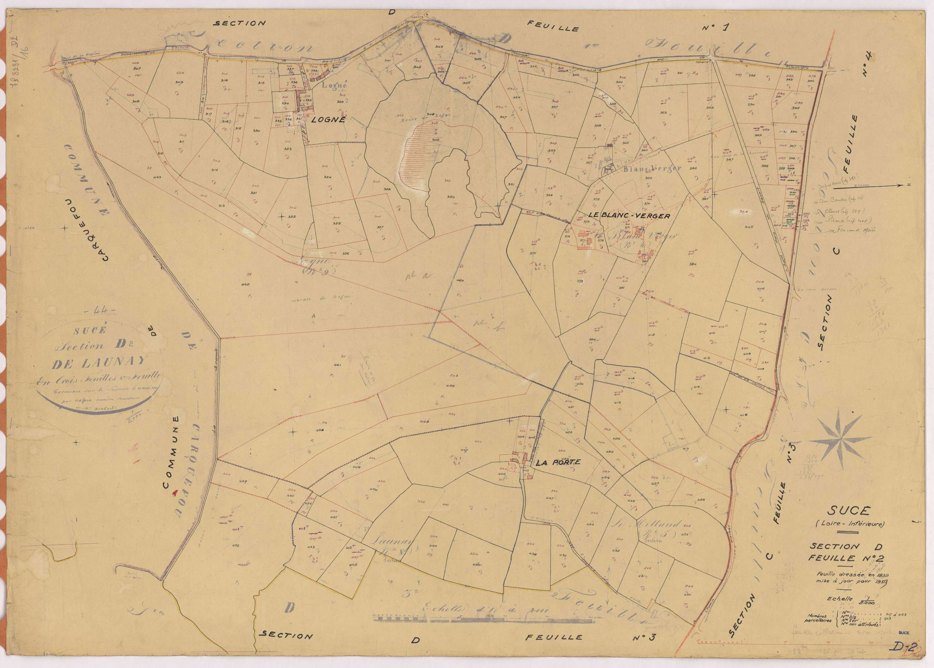 Sucé-sur-Erdre - Section D2 307-463