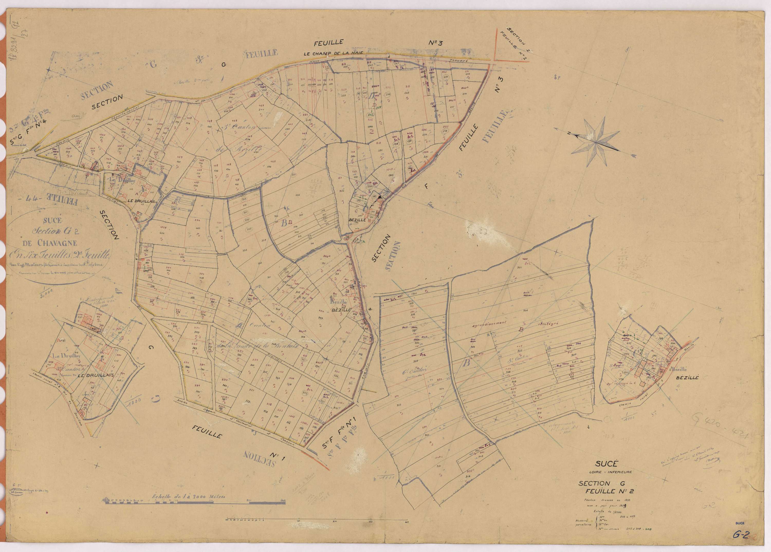 Sucé-sur-Erdre - Section G2 208-423