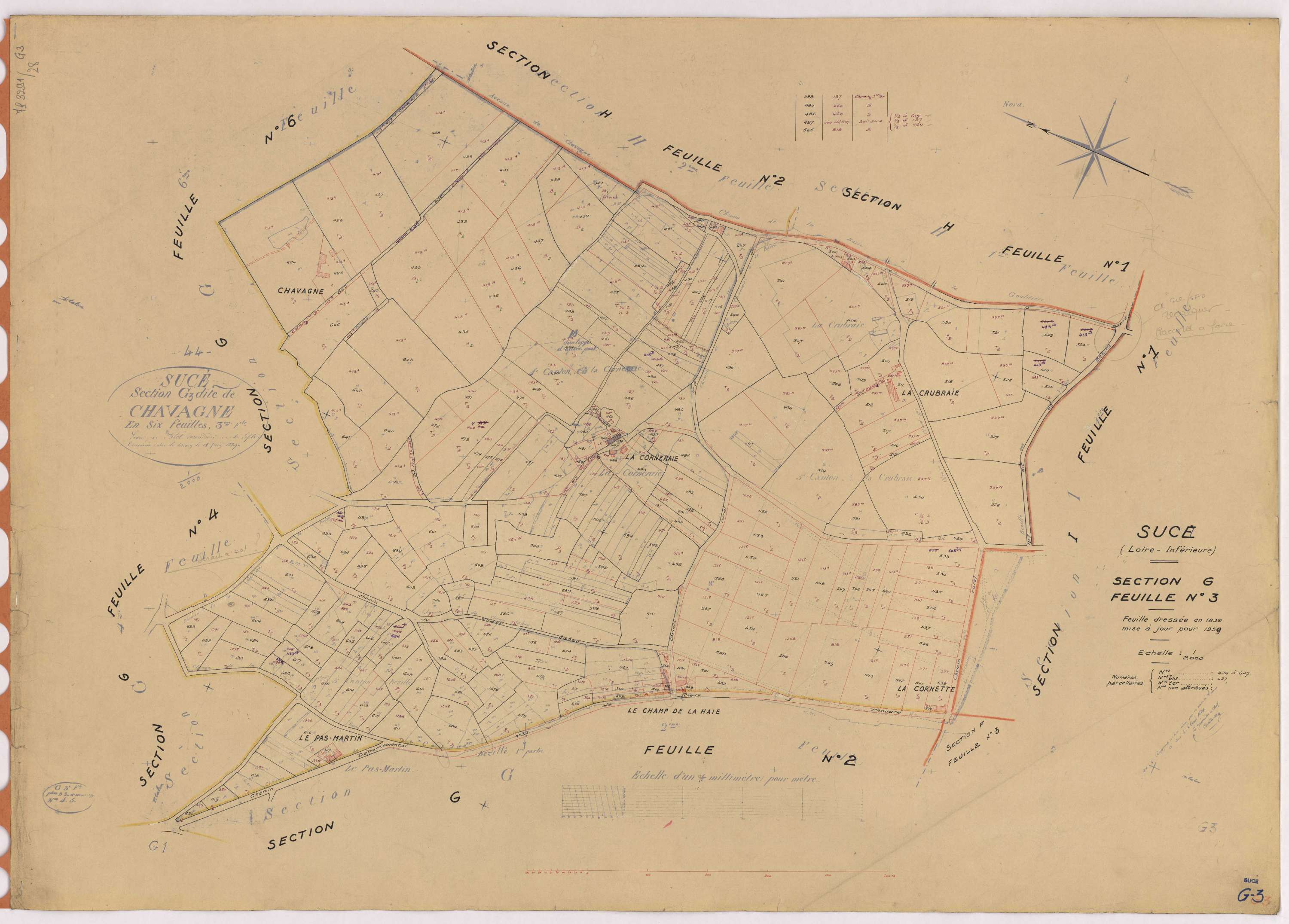 Sucé-sur-Erdre - Section G3 424-647