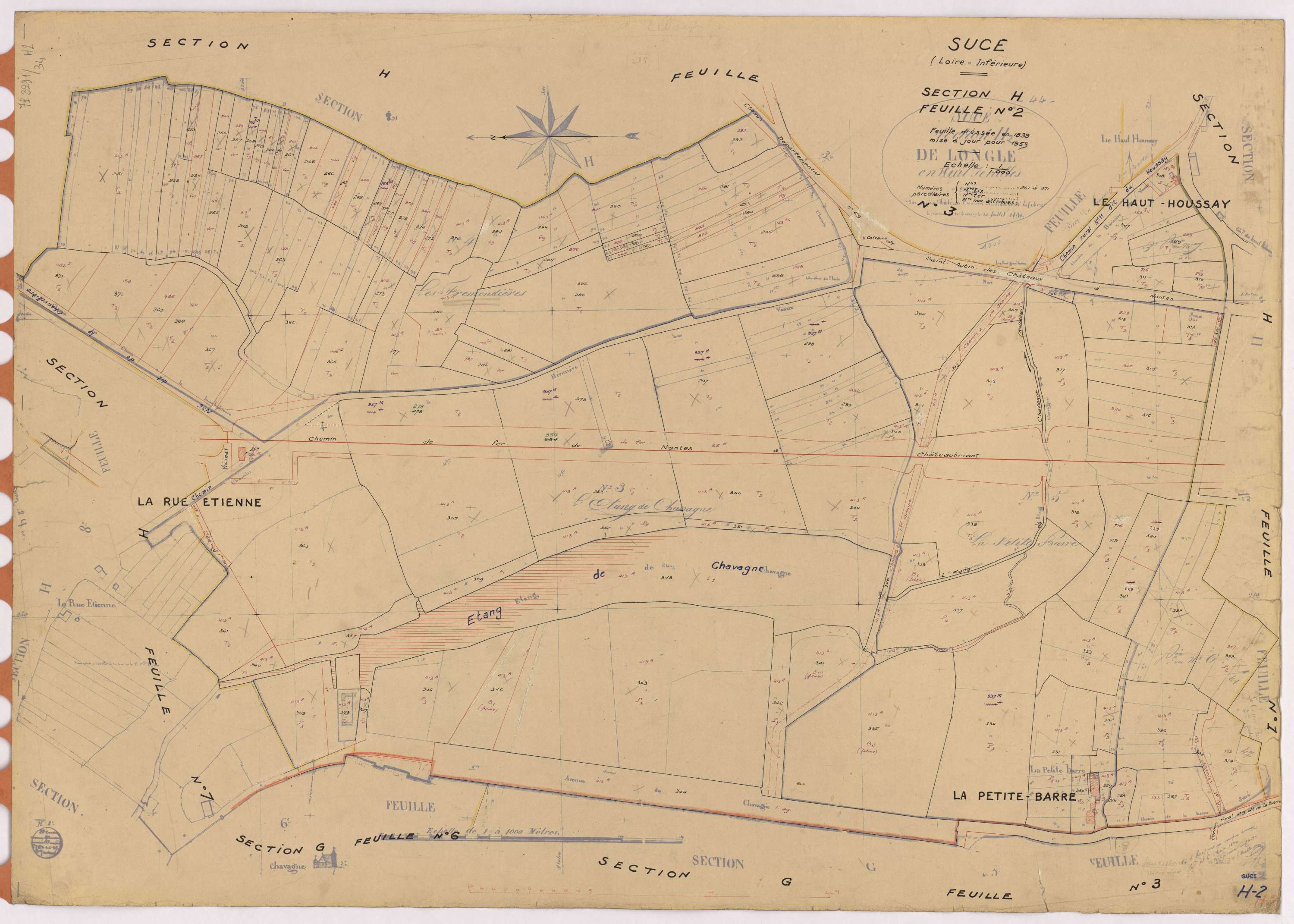 Sucé-sur-Erdre - Section H2 251-371