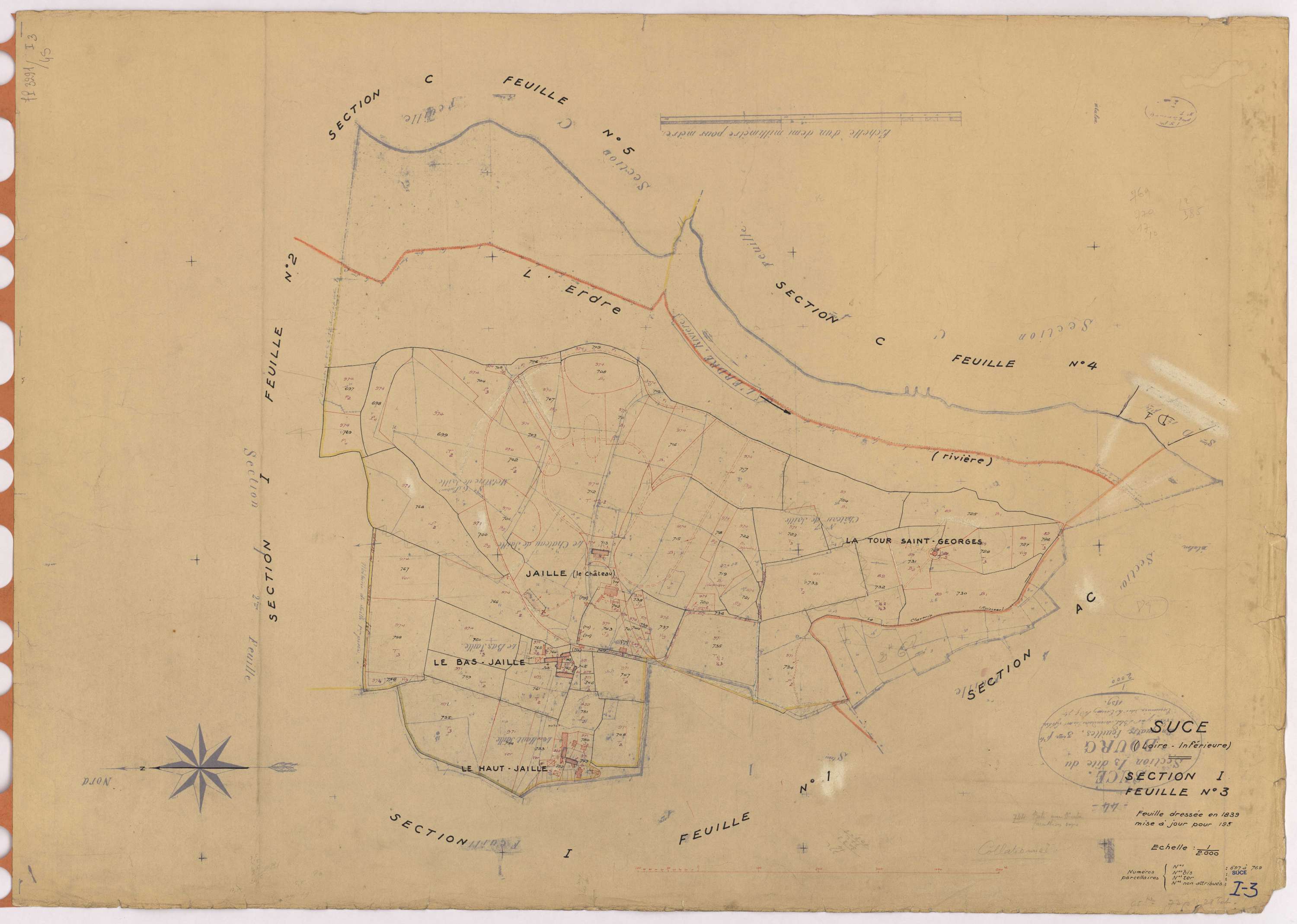 Sucé-sur-Erdre - Section I3 697-769