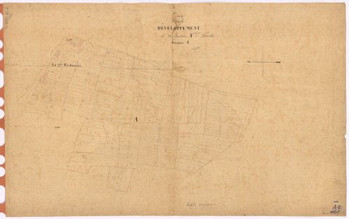 Sucé-sur-Erdre - Section A2 (développement) Grande Bodinière (section de La) ; développement du village de La Grande Bodinière et de diverses parcelles