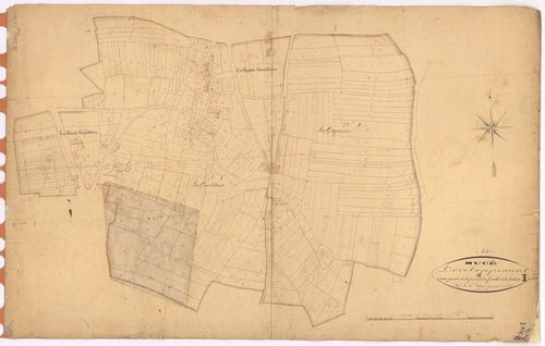 Sucé-sur-Erdre - Section I1 (développement) Bourg (section du) ; développement des villages de La Haute Goulitière, de La Basse Goulitière et de diverses parcelles