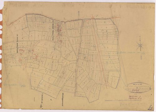 Sucé-sur-Erdre - Section I1 (développement) 1-515 ; développement des villages de La Haute-Goulitière et de La Basse-Goulitière
