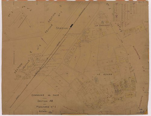 Sucé-sur-Erdre - Section AB Planchette n°1